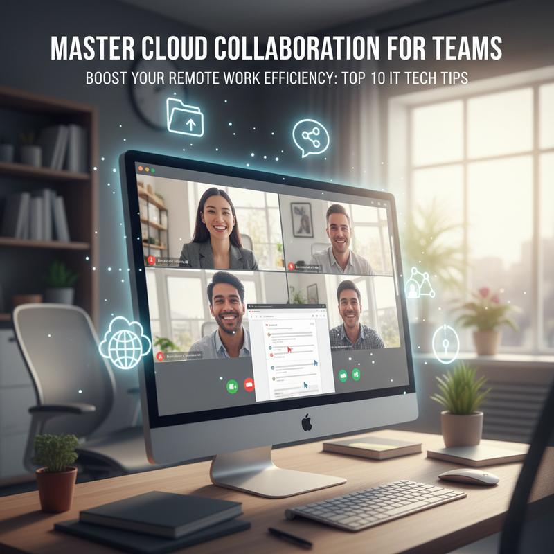 A laptop displaying software update notifications in a cozy home office.