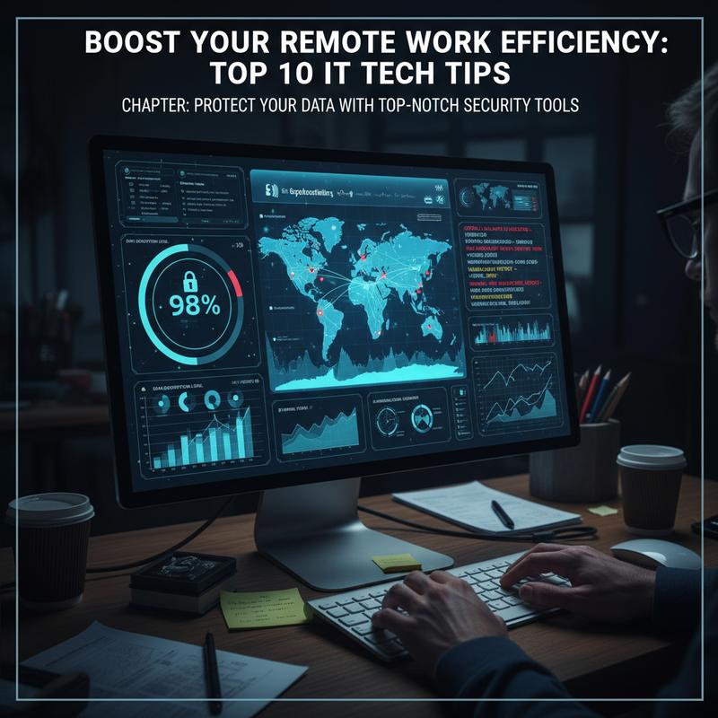 A laptop displaying software update notifications in a cozy home office.