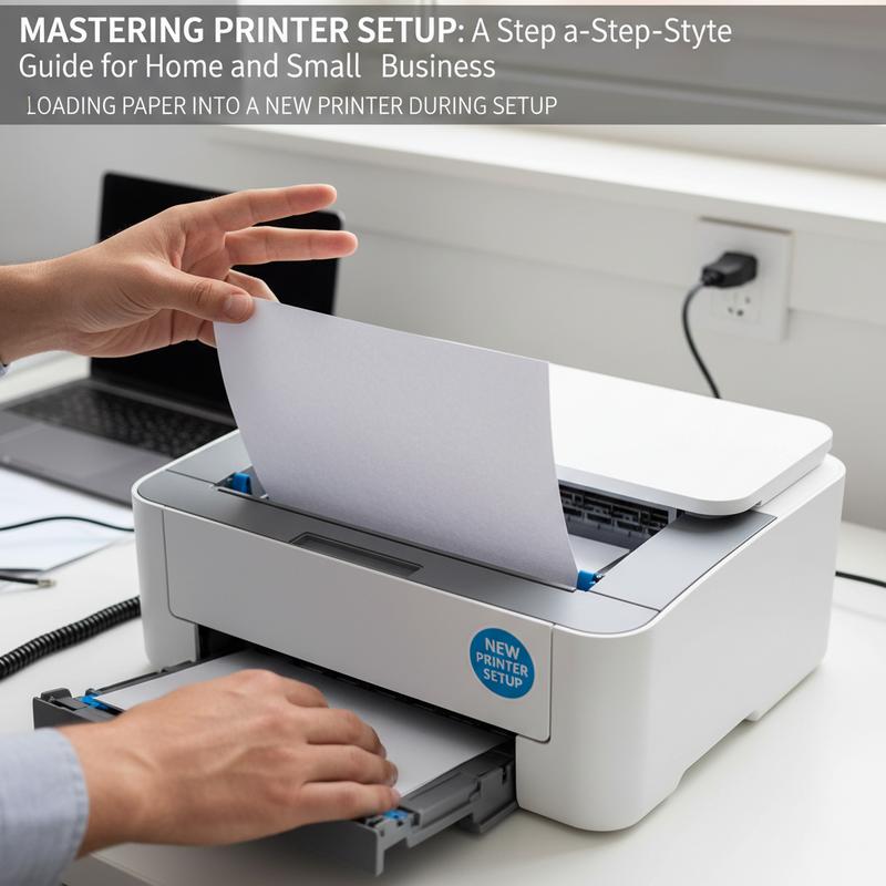 Carefully unboxing your new printer to ensure all components are present and in good condition.