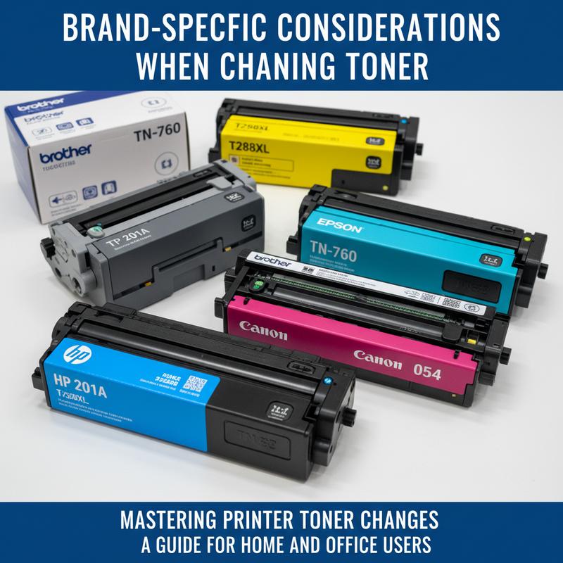 An optimal workspace prepared for changing toner in a printer.