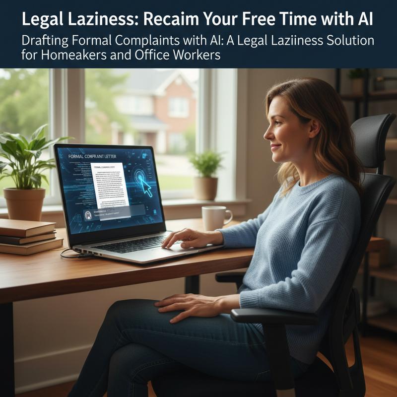 Effortless drafting of formal complaints with AI.