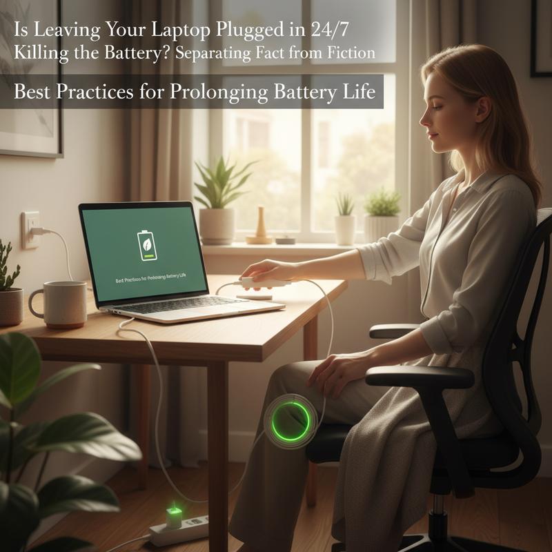 An inside look at a laptop’s lithium-ion battery.