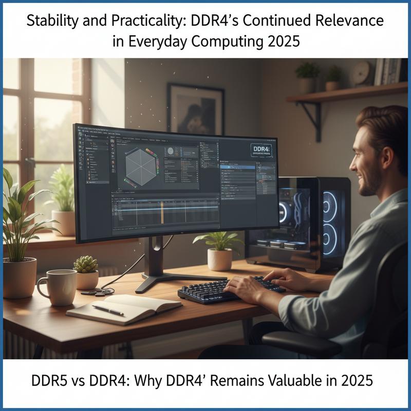 DDR4 provides comparable performance for many applications in 2025.