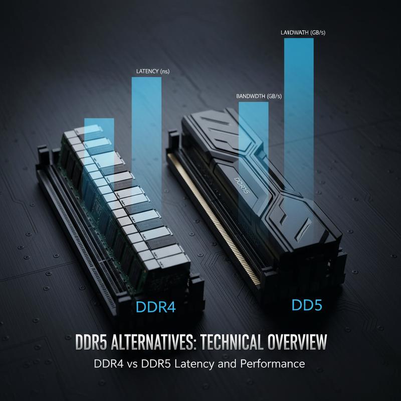 A comparative analysis of DDR4 and DDR5 memory latency and performance.