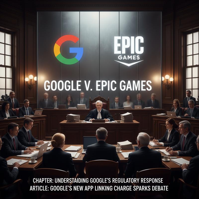 Legal proceedings affecting app download fees for third-party links.