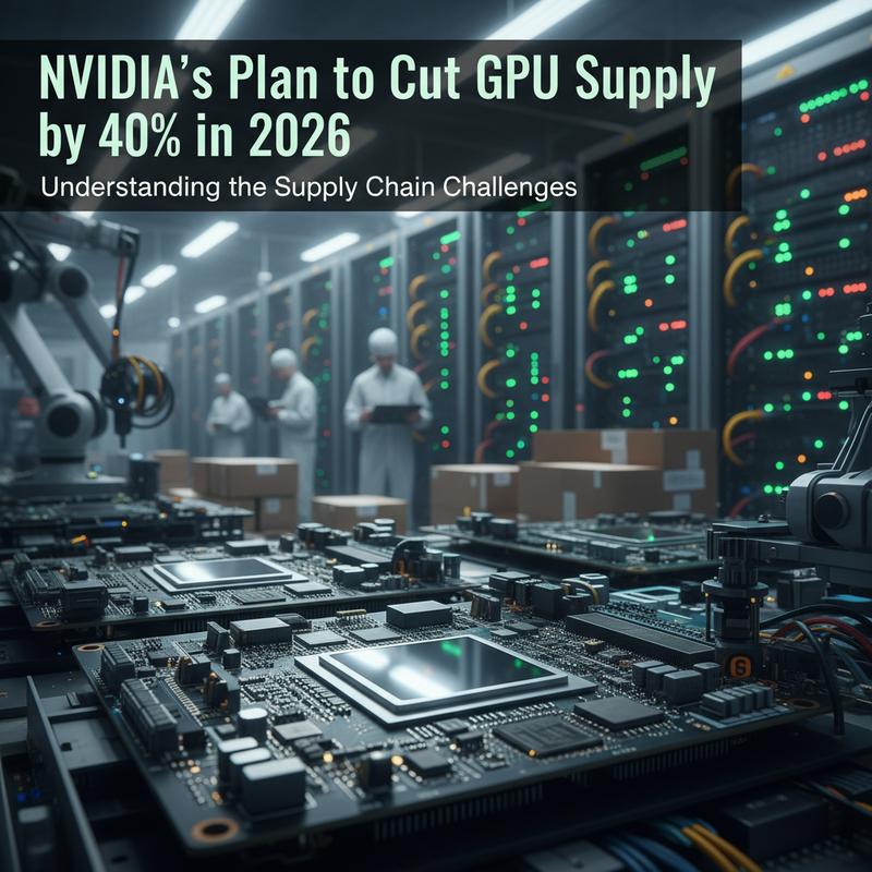 Supply chain bottlenecks impact NVIDIA’s GPU production.