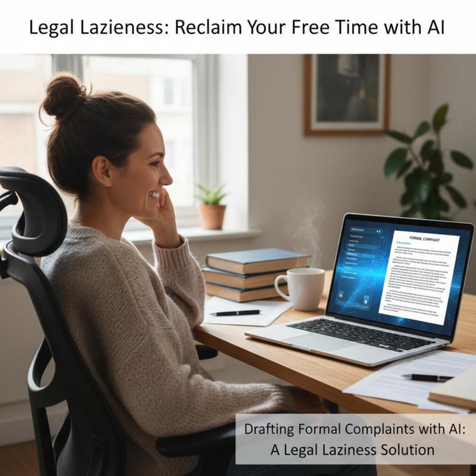 People in home and office settings using AI to manage tasks, looking satisfied and relieved.