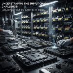 An empty and dark GPU manufacturing plant symbolizing a slowdown in production.