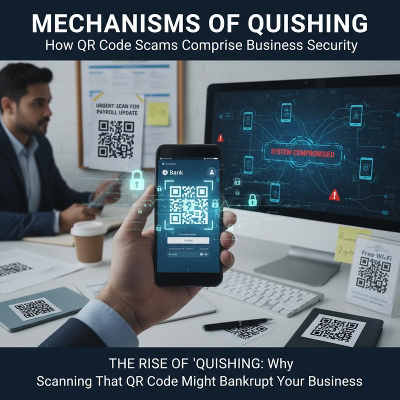 The hidden dangers of QR codes in business environments.
