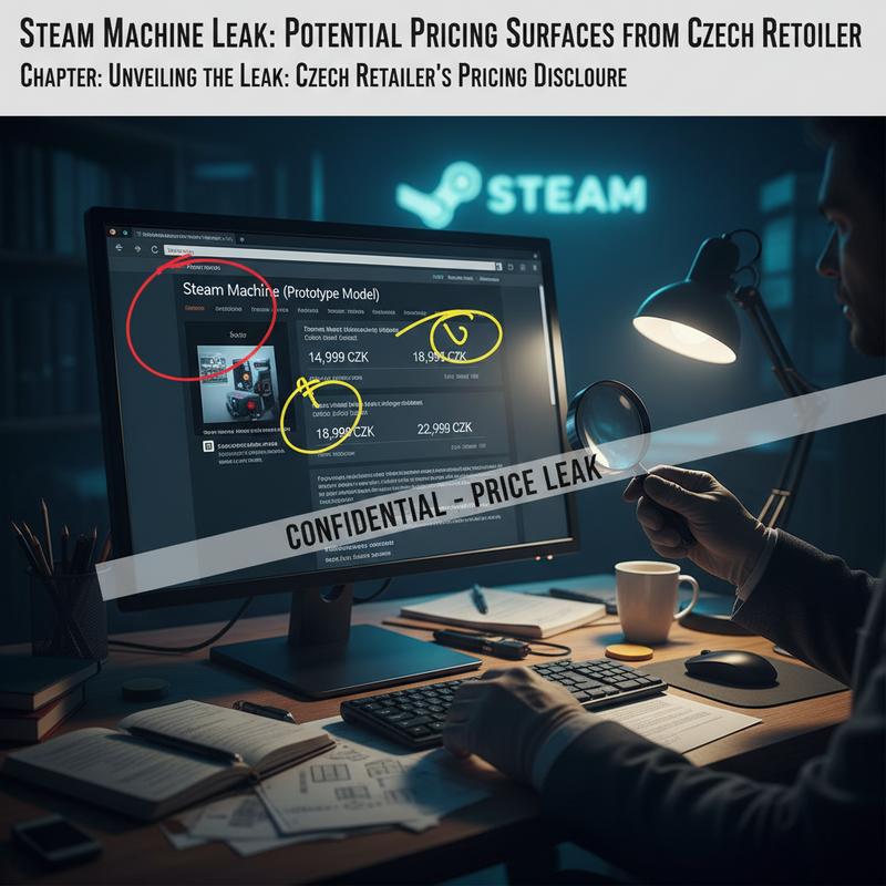 Czech retailer listing suggests possible Steam Machine prices.