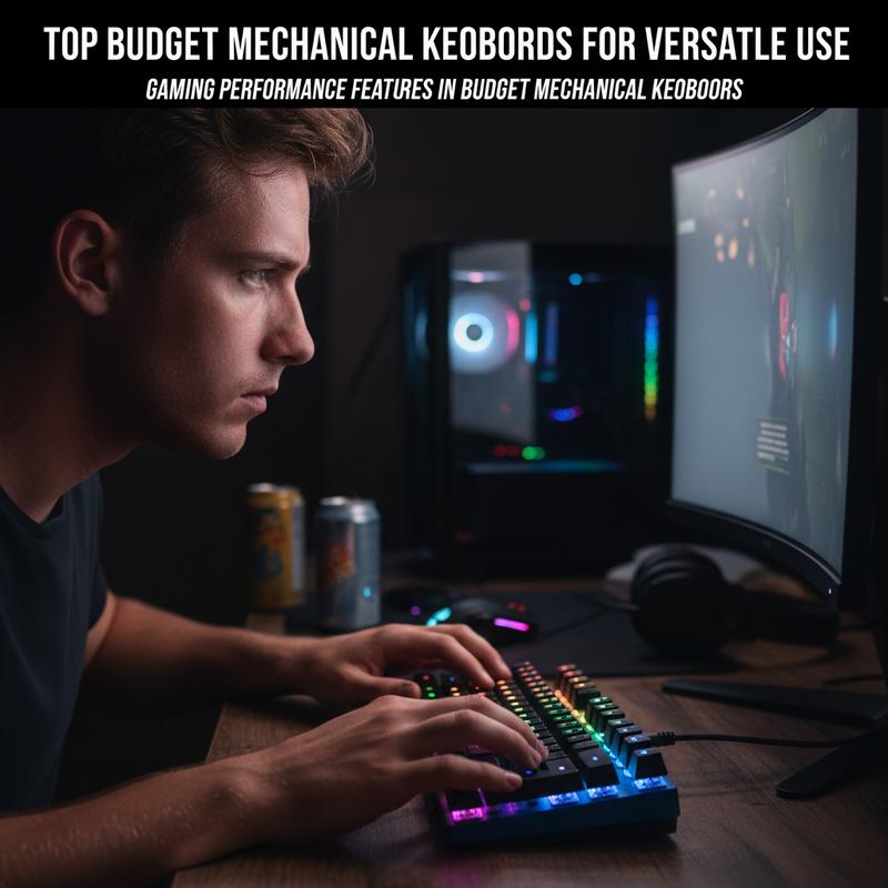Comparative chart of budget mechanical keyboards showcasing value for money.