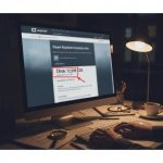 Two models of the Steam Machine, with blurred price tags in the background, symbolizing speculative price points.