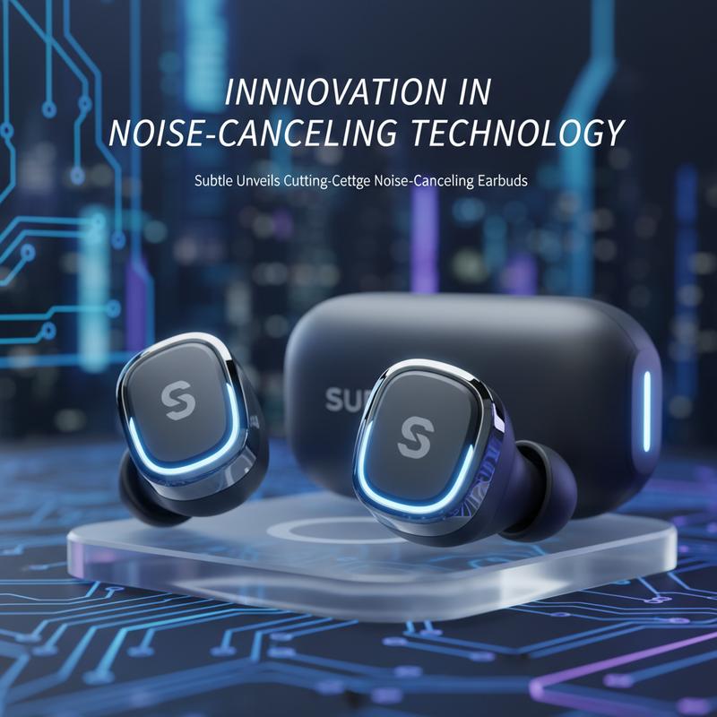 Subtle’s earbuds feature cutting-edge noise-canceling technology.