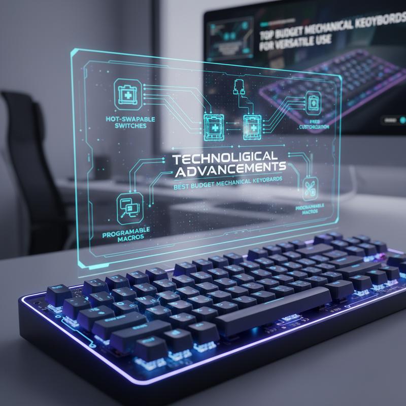 Comparative chart of budget mechanical keyboards showcasing value for money.