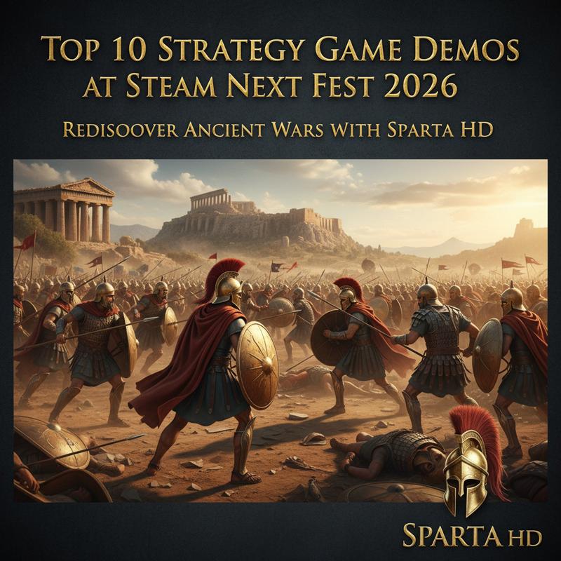 Experience the revived ancient battles with enhanced graphics in Sparta HD.