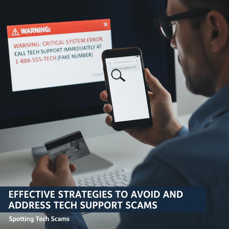 Steps to avoid tech support scams and respond safely if targeted.