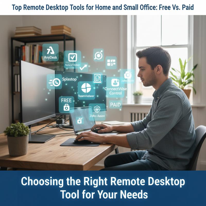 Choosing a remote desktop tool based on devices, security, speed, and budget.
