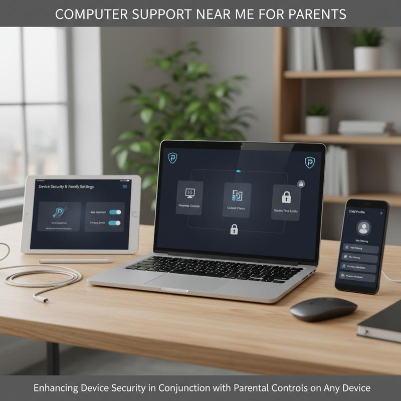 Home device security checklist for families using parental controls.