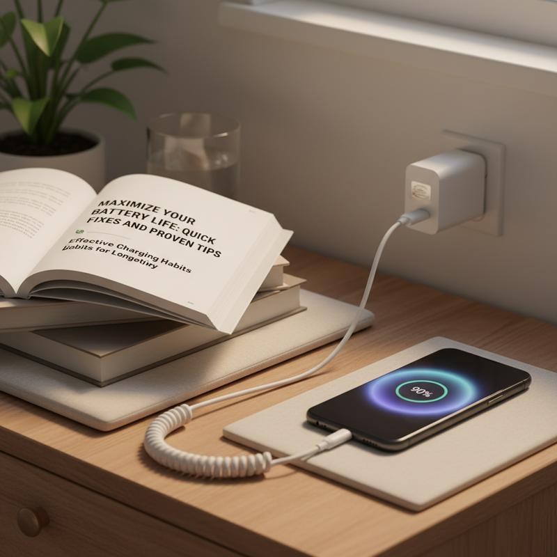 Charging habits that help keep a phone battery healthier longer.