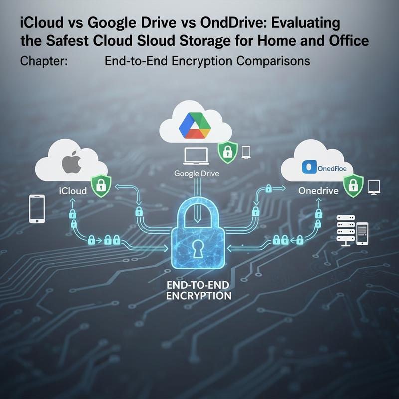 End-to-end encryption support across iCloud, Google Drive, and OneDrive.