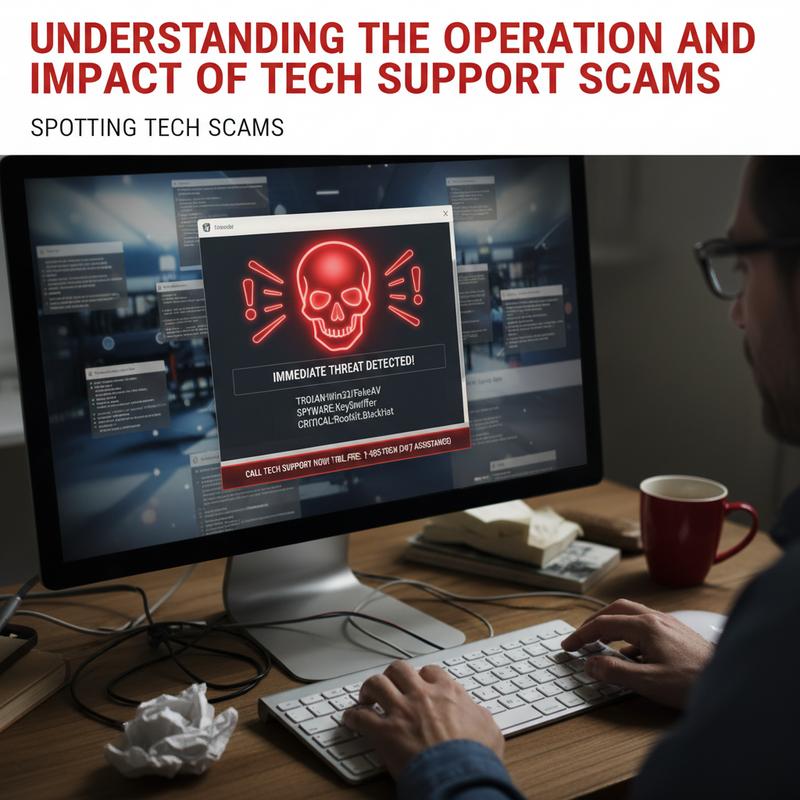 How tech support scams impact victims through money loss and data theft.