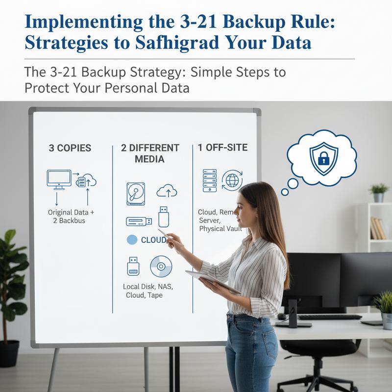 Backing up important home files using an external drive plus cloud backup.