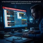 Graphic of locks and email screens symbolizing comprehensive email protection methods.