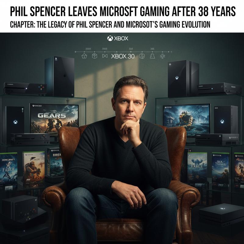 Phil Spencer’s legacy at Microsoft, marked by innovation and leadership in gaming.