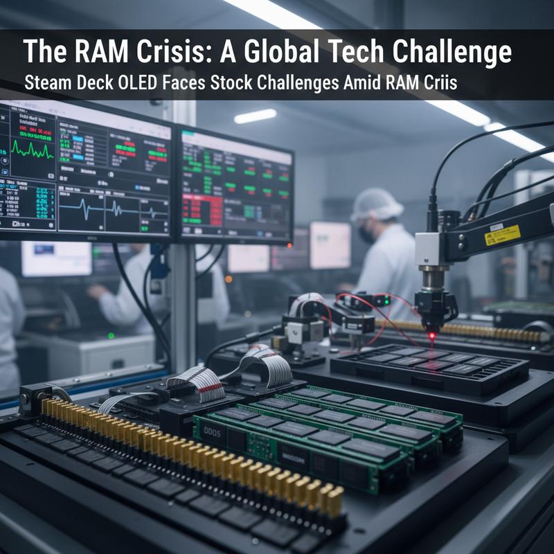 Global RAM shortages affect Valve’s Steam Deck OLED production.