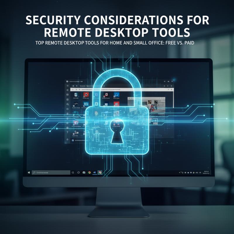 Remote desktop security essentials like MFA, encryption, VPNs, and session logging.
