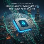 A shield icon on a keyboard, symbolizing the protection of online accounts.