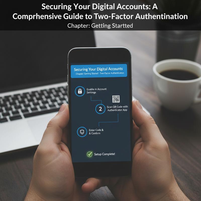 Steps to set up two-factor authentication on an account