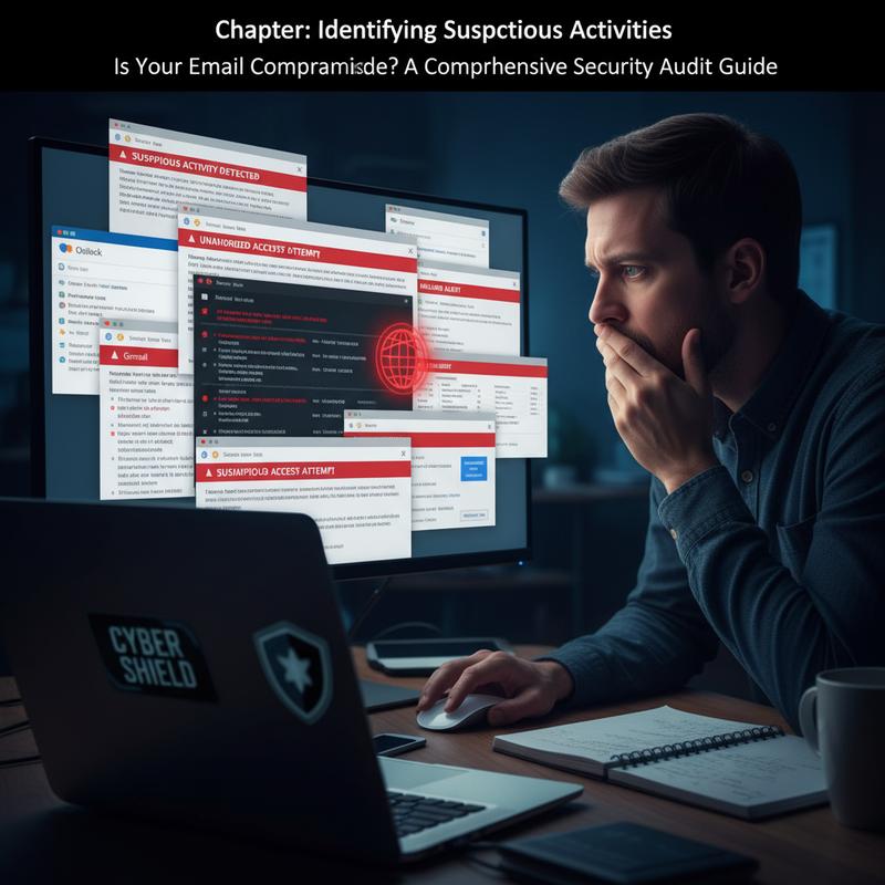 Checking an email account for unusual logins and suspicious actions