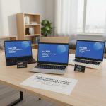 Student utilizing budget laptops in a classroom, focusing on educational apps and tasks.