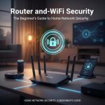 A digital shield protecting a smart home environment with interlinked devices.