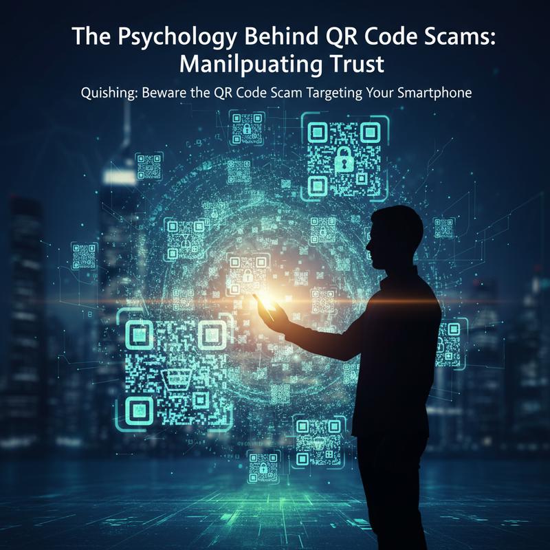 QR code scam setup showing a flyer designed to look official and trustworthy.