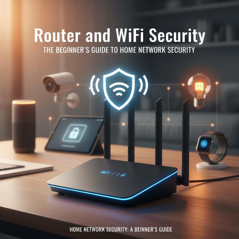 Home router and Wi-Fi security basics: passwords, WPA3, firmware updates.