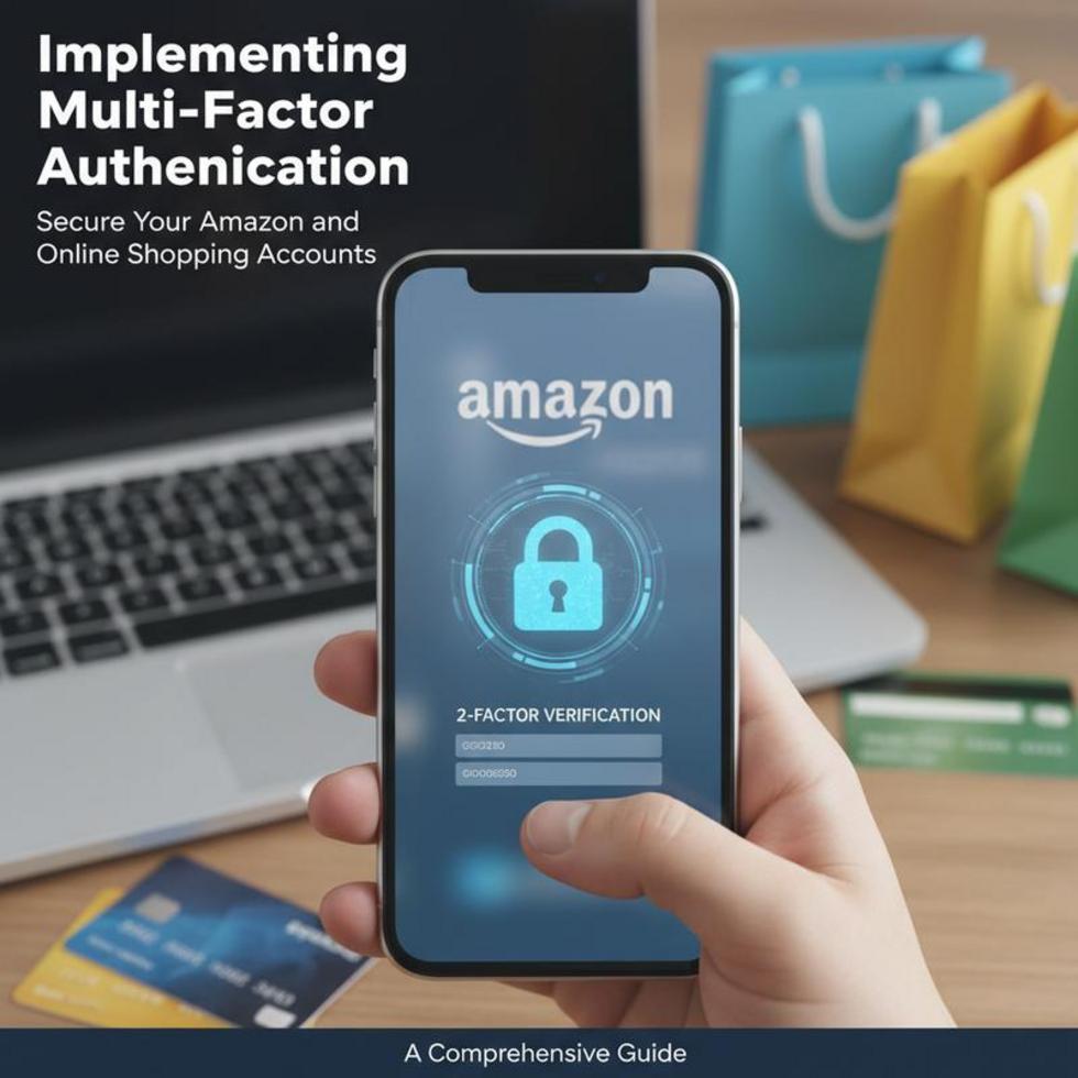 A digital shopping cart shielded by a transparent shield with binary code, representing online shopping security.