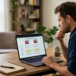 Person comparing laptop specs on screen trying to decide how much RAM they need